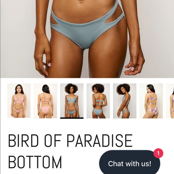 NWT Fleur Swim BIRD OF PARADISE BOTTOM in Aztec - Picture 6 of 7